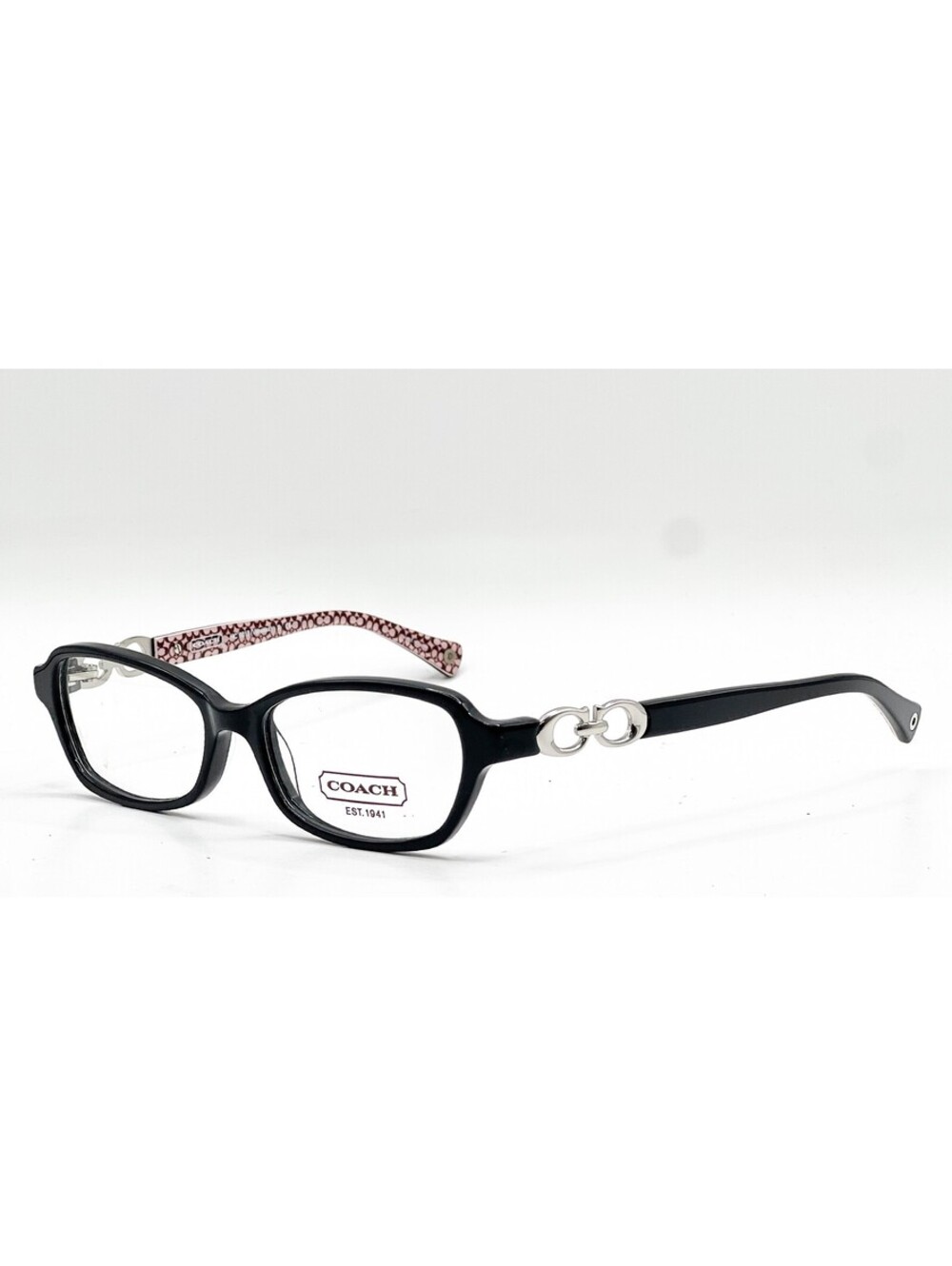 Coach Hc 6017 5034 Polished Black Authentic Eyeglasses 50-15-135